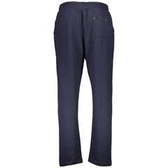 Gianmarco Venturi Blue Cotton Men's Sweatpant