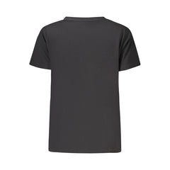 Freddy Black Cotton Women T-Shirt