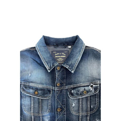 Jack & Jones Blaue Baumwoll-Jeansjacke für Herren