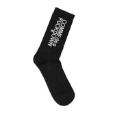 Comme Des Fuckdown Black Cotton Sock