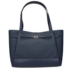 Michael Kors Schultertasche aus blauem Stoff