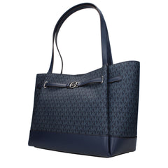 Michael Kors Schultertasche aus blauem Stoff
