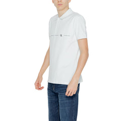Grünes Poloshirt aus Baumwolle von Calvin Klein Jeans