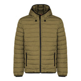 Suns Green Polyester Men's Quilted Jacket