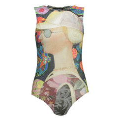 Desigual Grüner Polyester Damen Body