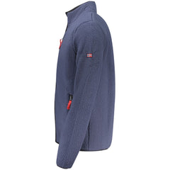 Norwegen 1963 Blaues Polyester Herren-Sweatshirt