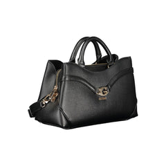 Guess Jeans Schwarze Polyurethan-Damenhandtasche