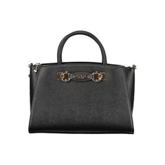 Guess Jeans Damen Handtasche aus schwarzem Polyurethan