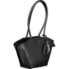 Guess Jeans Schwarze Polyurethan-Damenhandtasche