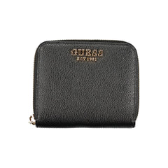 Guess Jeans Nero Polyurethan Damen Portemonnaie