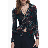 Desigual Nero Poliammide Womens Shirt
