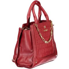 Laura Biagiotti Rote PVC Damen Handtasche
