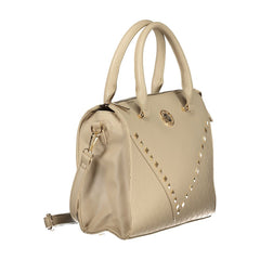 Laura Biagiotti Beige PVC Damen Handtasche