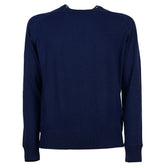 Emilio Romanelli Blue Cashmere Men Sweater