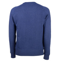 Emilio Romanelli Blue Cashmere Men Sweater