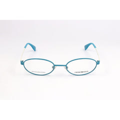 Emporio Armani Brille aus blauem Edelstahl (Fassungen)