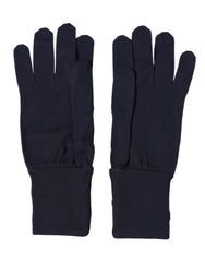 Dolce & Gabbana Blue Wool Knit #DGLovesLondon Embroidered Mitten Gloves