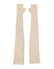 Dolce & Gabbana Beige Woll-Stulpen (fingerlos) für Damen