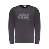 Rifle Blue Cotton Men Sweatshirt
