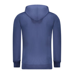 Rifle Blue Cotton Men's Hoodie