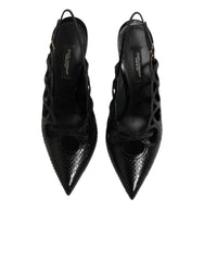 Dolce & Gabbana Slingback-Pumps aus Leder