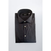 Baldinini Trend Gray Cotton Shirt
