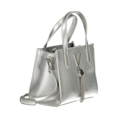 Mario Valentino Silber Polyurethan Damenhandtasche