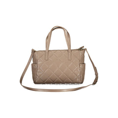 Mario Valentino Brown Polyethylene Handbag
