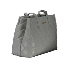 Mario Valentino Gray Polyethylene Handbag