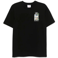 Casablanca Black Cotton T-Shirt
