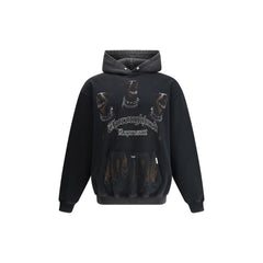 Represent Black Cotton Sweatshirt