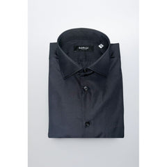 Baldinini Trend Black Cotton Men's Shirt
