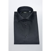 Baldinini Trend Black Cotton Men Shirt