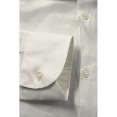 Baldinini Trend White Cotton Men Shirt