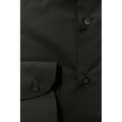 Baldinini Trend Black Cotton Men Shirt