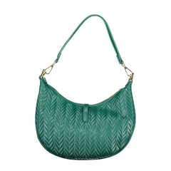 Mario Valentino Verde Damen-Schultertasche aus Polyurethan