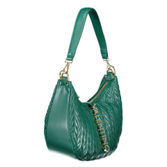 Mario Valentino Verde Damen-Schultertasche aus Polyurethan