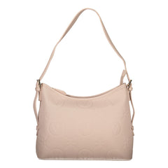 Mario Valentino Rosa Poliuretano Donna Bag with Adjustable and Removable Strap