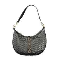 Mario Valentino Nero Polyurethane Women's Shoulder Bag