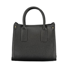 Mario Valentino Nero Polyurethan Damenhandtasche