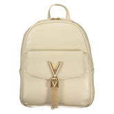 Mario Valentino Beige Polyurethane Women's Backpack