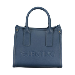 Mario Valentino Blau Polyurethan Damenhandtasche