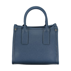 Mario Valentino Blau Polyurethan Damenhandtasche