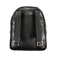 Mario Valentino Black Polyurethane Women's Backpack