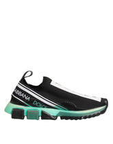 Dolce & Gabbana Schwarze Slip On Sorrento Herren Sneaker