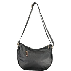 Laura Biagiotti Schwarze PVC Damen Handtasche