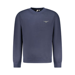 Accademia Militare Blue Cotton Men Sweater