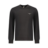 Accademia Militare Black Cotton Men Sweatshirt