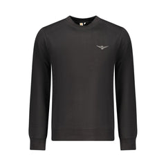 Accademia Militare Black Cotton Men Sweatshirt