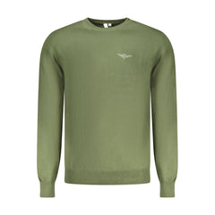 Accademia Militare Green Cotton Men Sweater